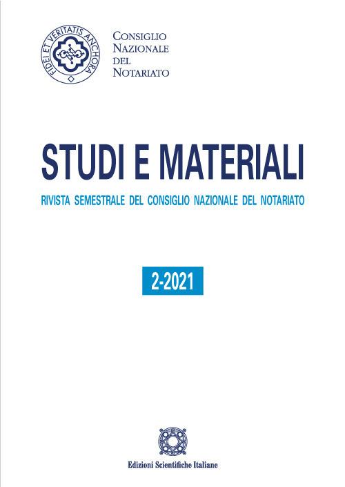 Studi e materiali (2021). Vol. 2