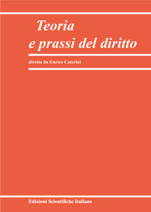 Teoria e prassi del diritto (2022). Vol. 1