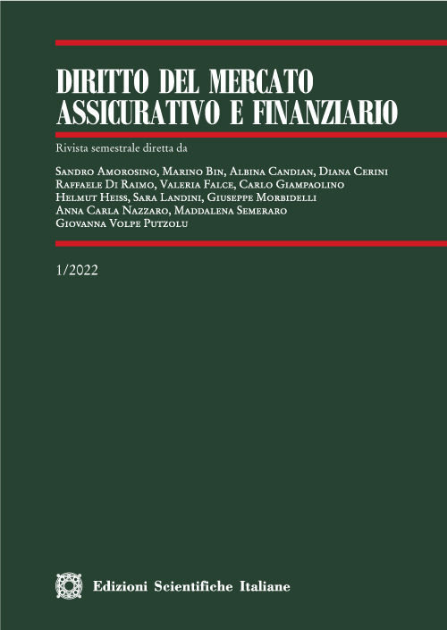 Diritto del mercato assicurativo e finanziario (2022). Vol. 1