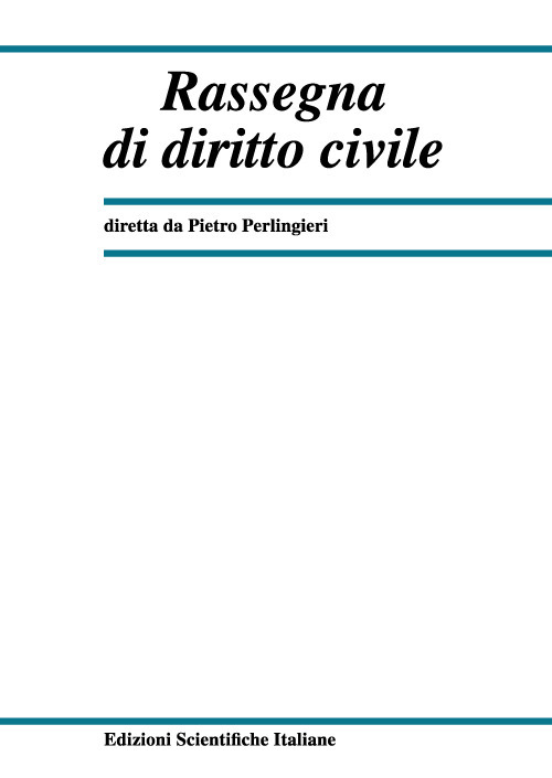 Rassegna di diritto civile (2022). Vol. 2