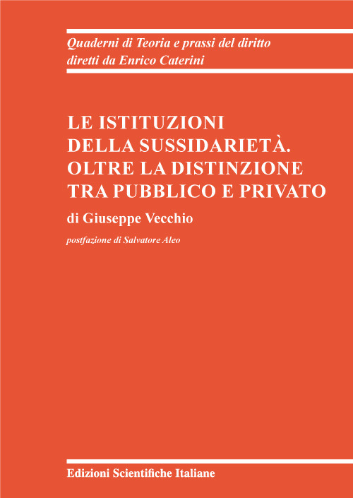 Le istituzioni della sussidiarietà. Oltre la distinzione tra pubblico e privato