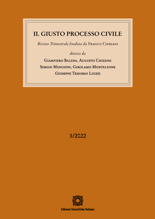 Il giusto processo civile (2022). Vol. 3