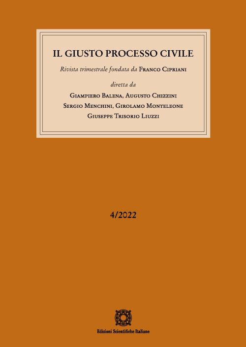 Il giusto processo civile (2022). Vol. 4