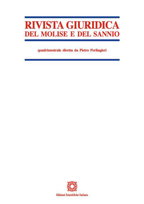 Rivista giuridica del Molise e del Sannio (2022). Vol. 2