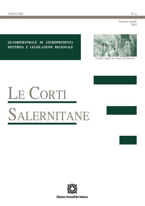 Le corti salernitane (2022). Vol. 1