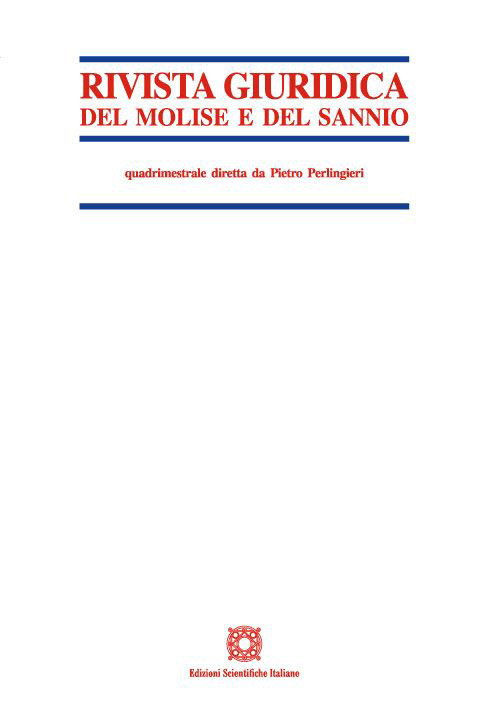 Rivista giuridica del Molise e del Sannio (2022). Vol. 3