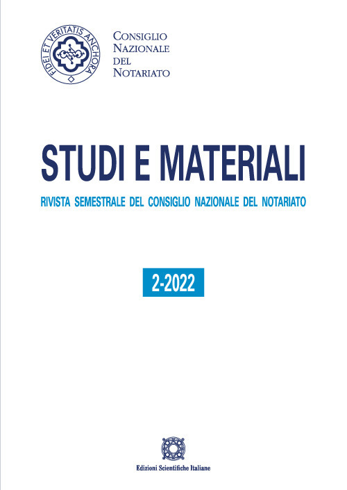 Studi e materiali (2022). Vol. 2