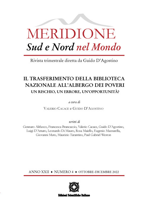 Meridione (2022). Vol. 4: Il trasferimento della biblioteca nazionale all'albergo dei poveri