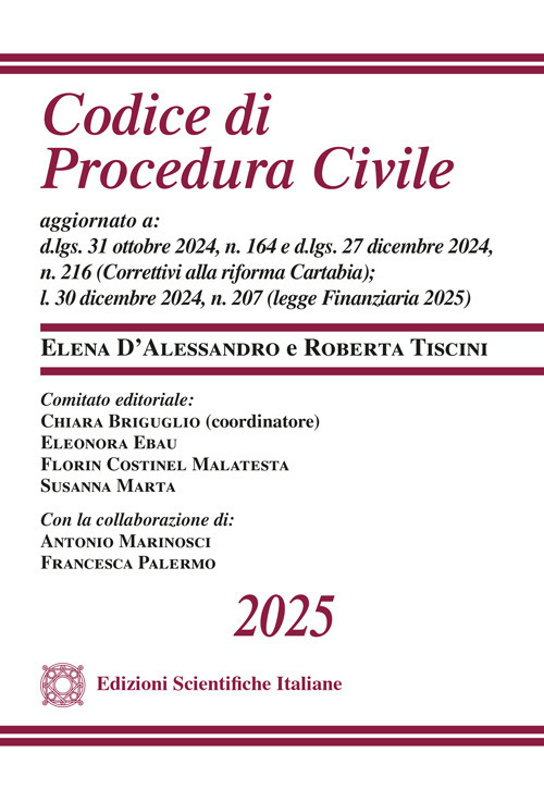 Codice di procedura civile 2025