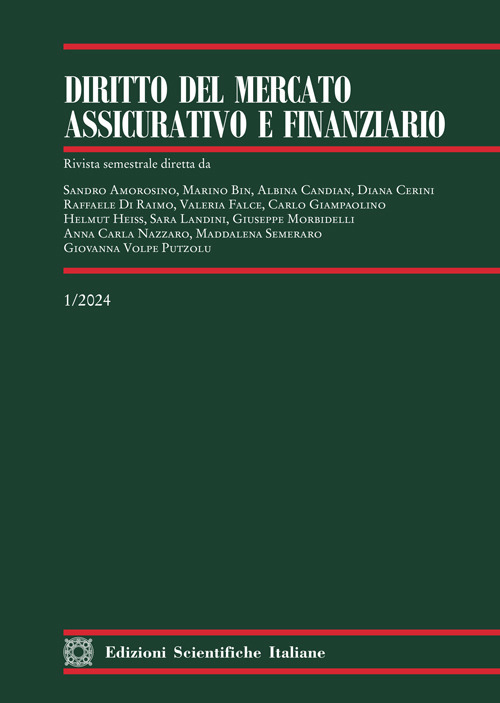 Diritto del mercato assicurativo finanziario (2024). Vol. 1