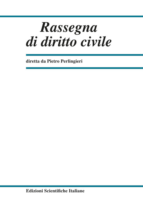 Rassegna di diritto civile (2024). Vol. 2