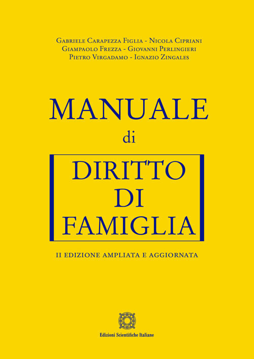 Manuale di diritto di famiglia. Ediz. ampliata