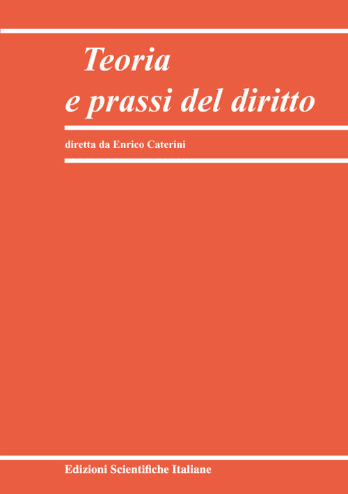 Teoria e prassi del diritto (2024). Vol. 1