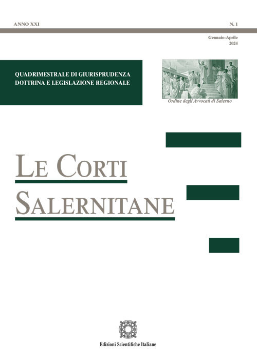 Le corti salernitane (2024). Vol. 1