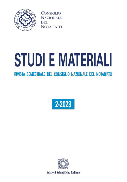 Studi e materiali (2023). Vol. 2