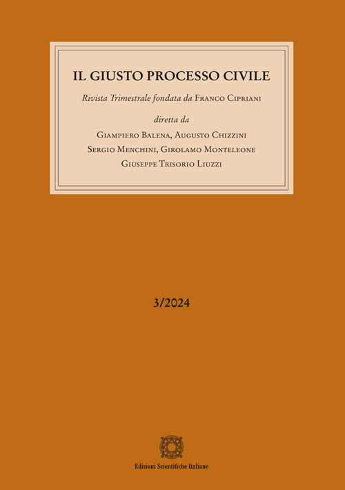 Il giusto processo civile (2024). Vol. 3