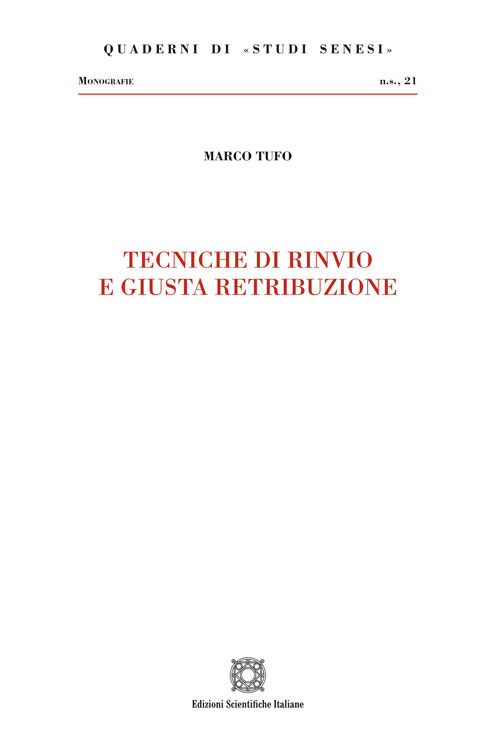 Tecniche di rinvio e giusta retribuzione