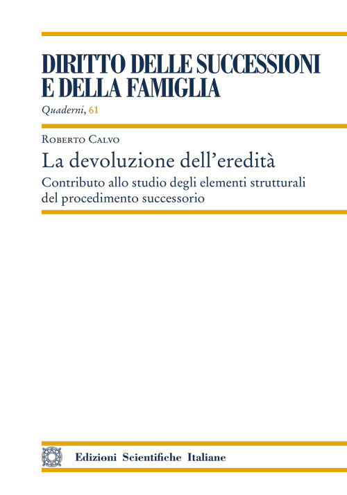 La devoluzione dell'eredità