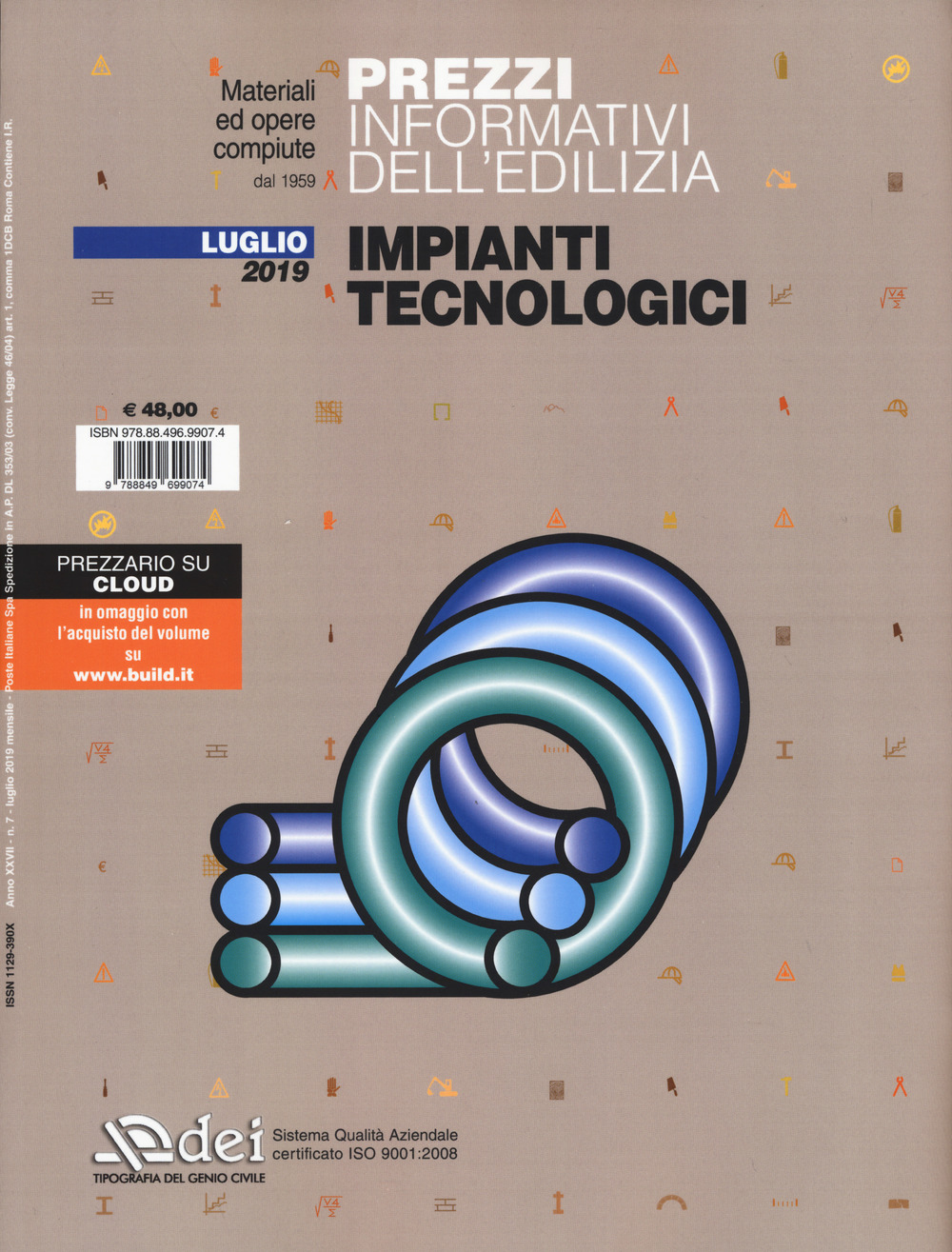 Prezzi informativi dell'edilizia. Impianti tecnologici. Luglio 2019