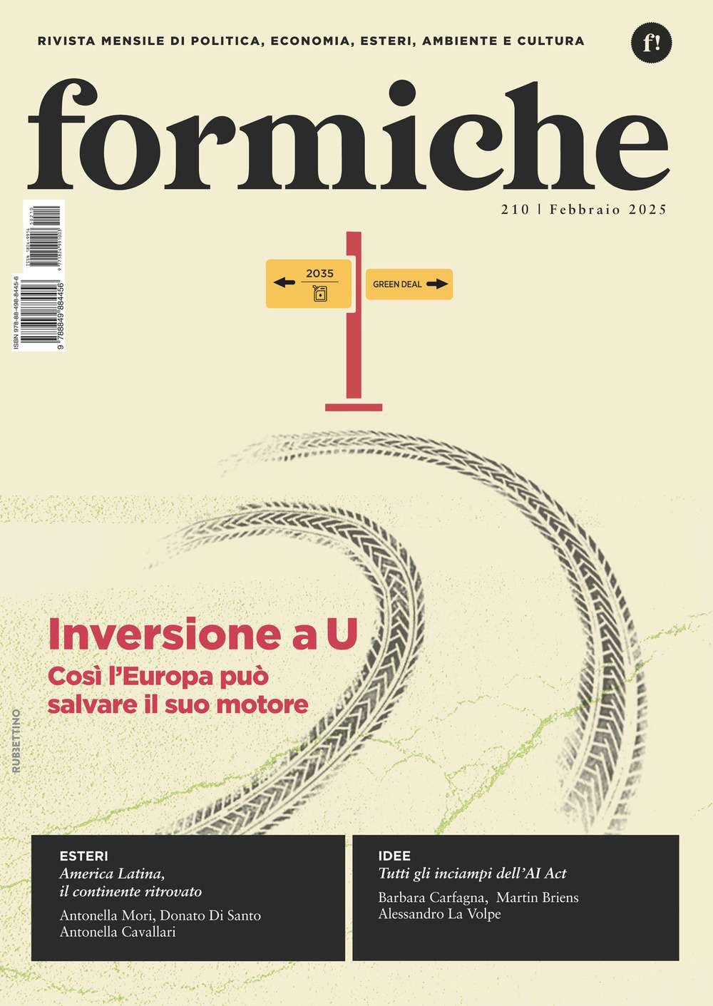 Formiche (2025). Vol. 210: Inversione a U. Così l'Europa può salvare il suo motore