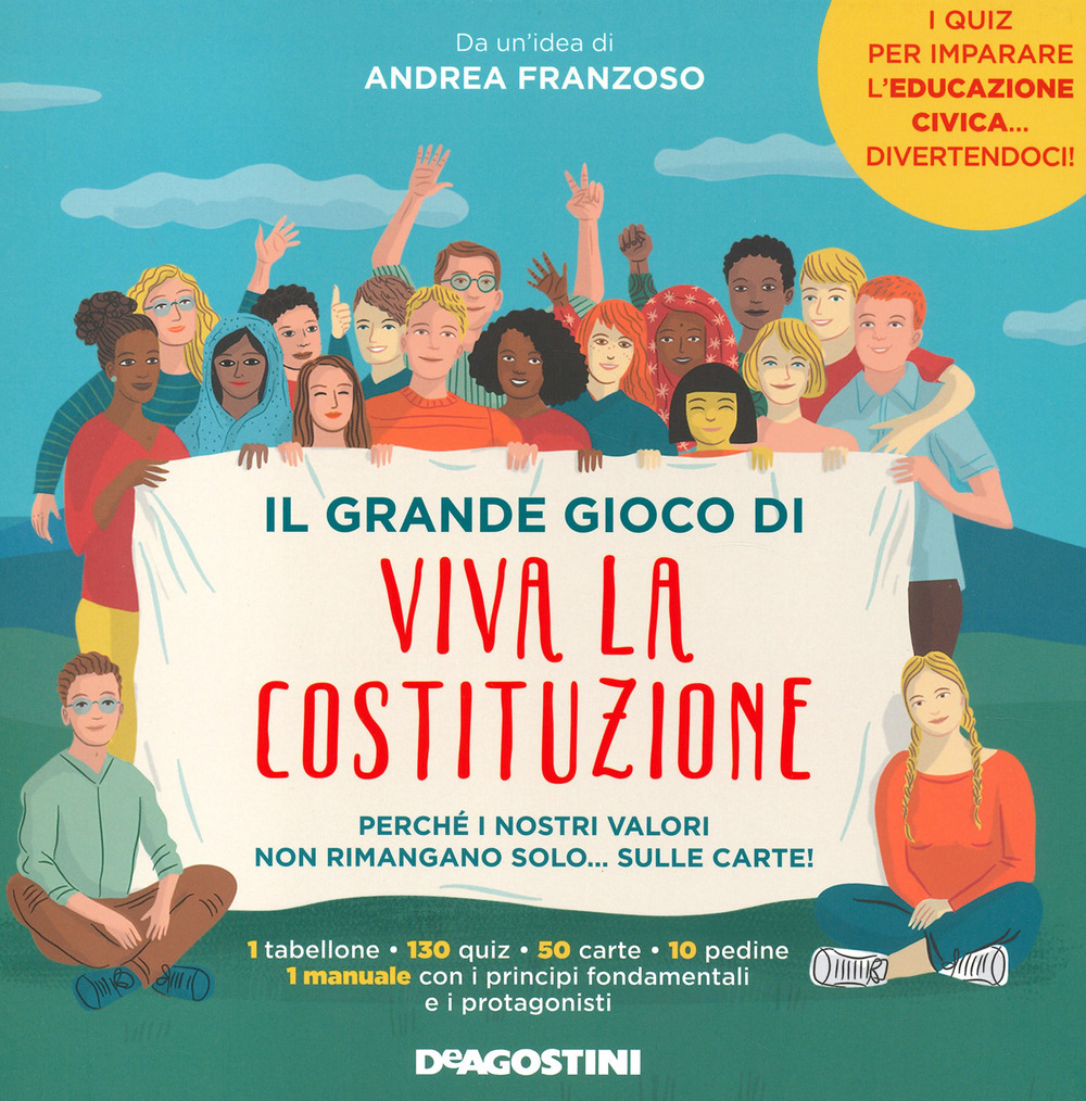 Viva la Costituzione. Educazione scatola. Con Gioco