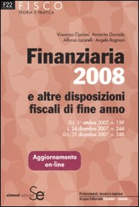 Finanziaria 2008 e altre disposizioni fiscali di fine anno