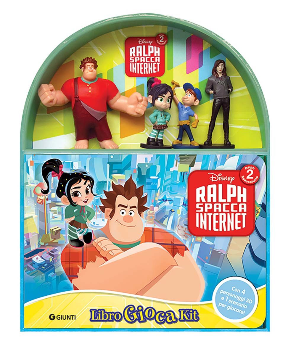 Ralph Spacca Internet. Libro gioca kit. Ediz. a colori. Con 4 personaggi 3D