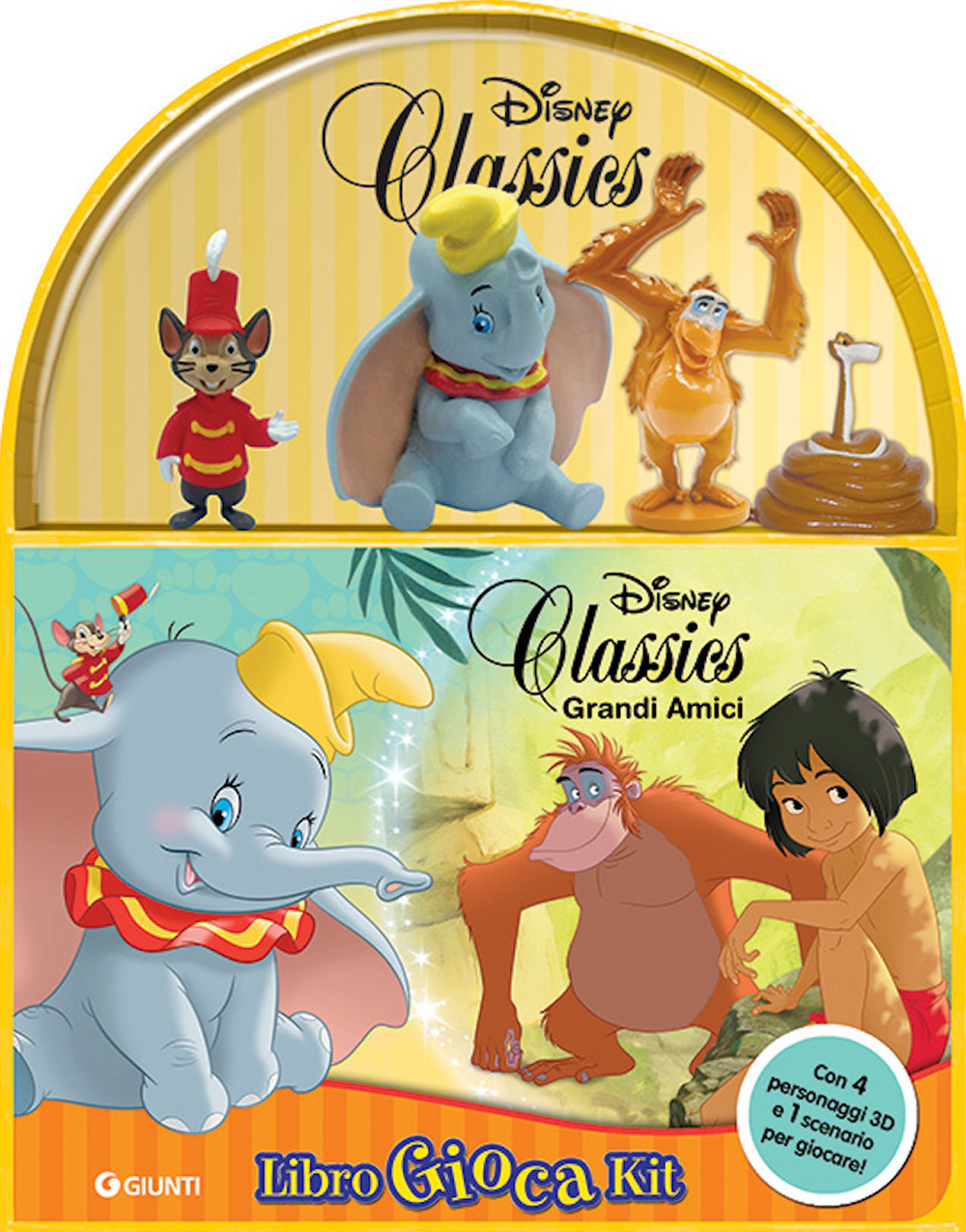 Grandi amici. Disney classics. Libro gioca kit. Ediz. a colori. Con 4 personaggi 3D