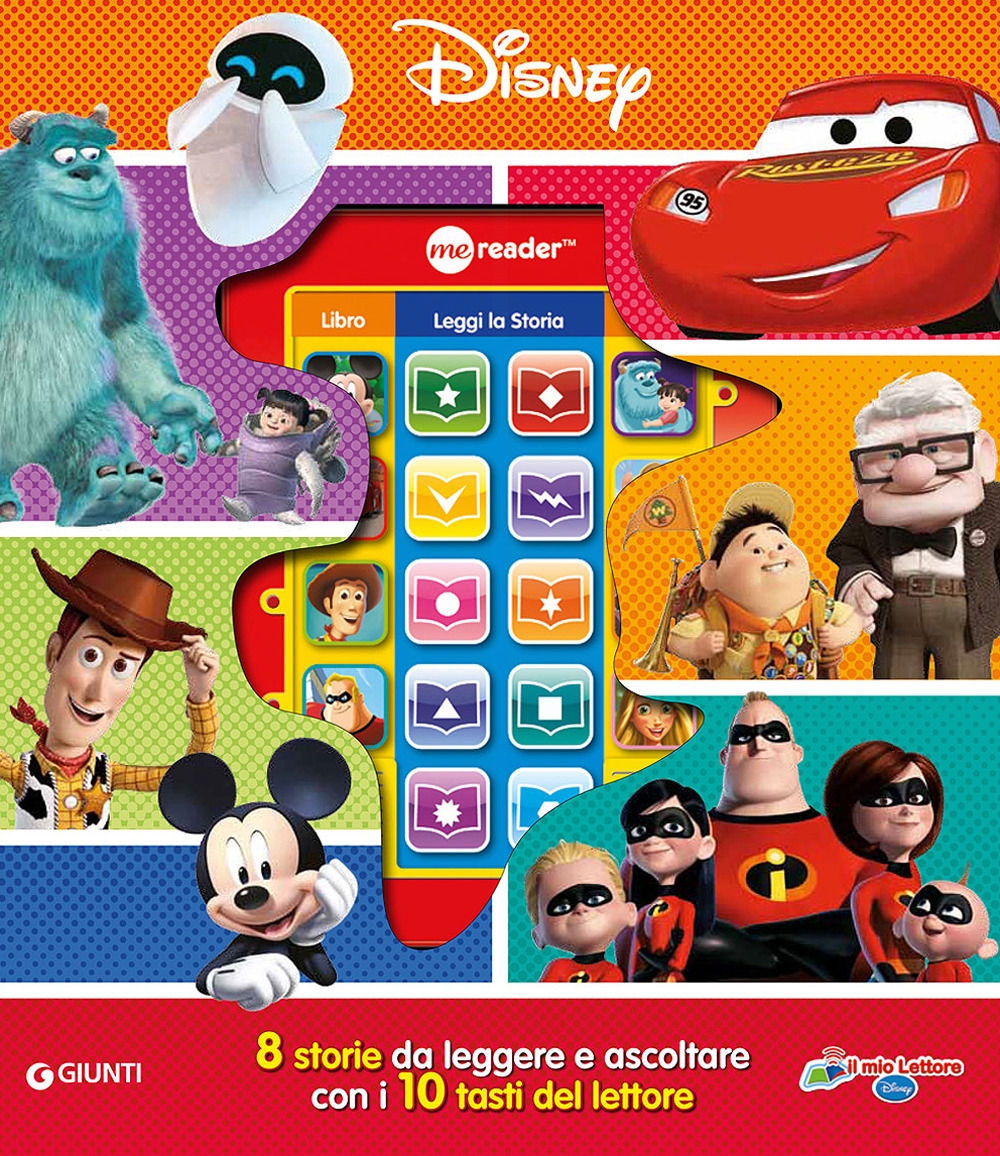 Disney Pixar. Il mio lettore. Ediz. a colori. Con 8 storie da leggere e ascoltare con i 10 tasti del lettore