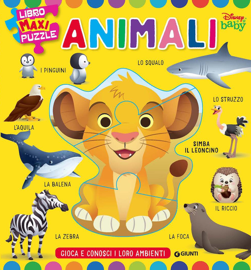 Animali. Libro maxi puzzle. Ediz. a colori