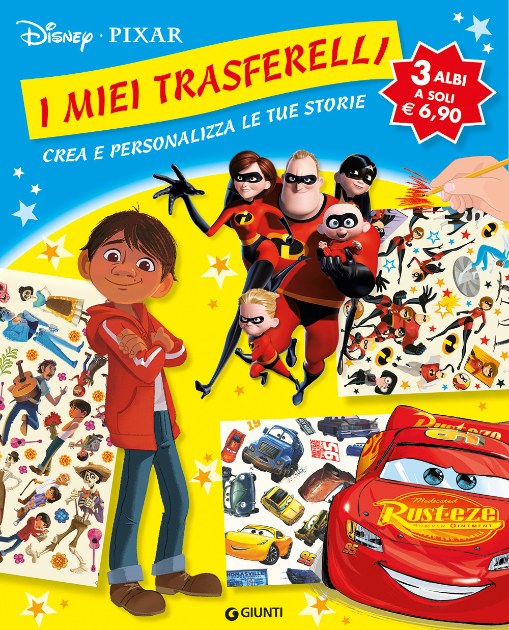 I miei trasferelli. Disney Pixar. Crea e personalizza le tue storie. Ediz. a colori