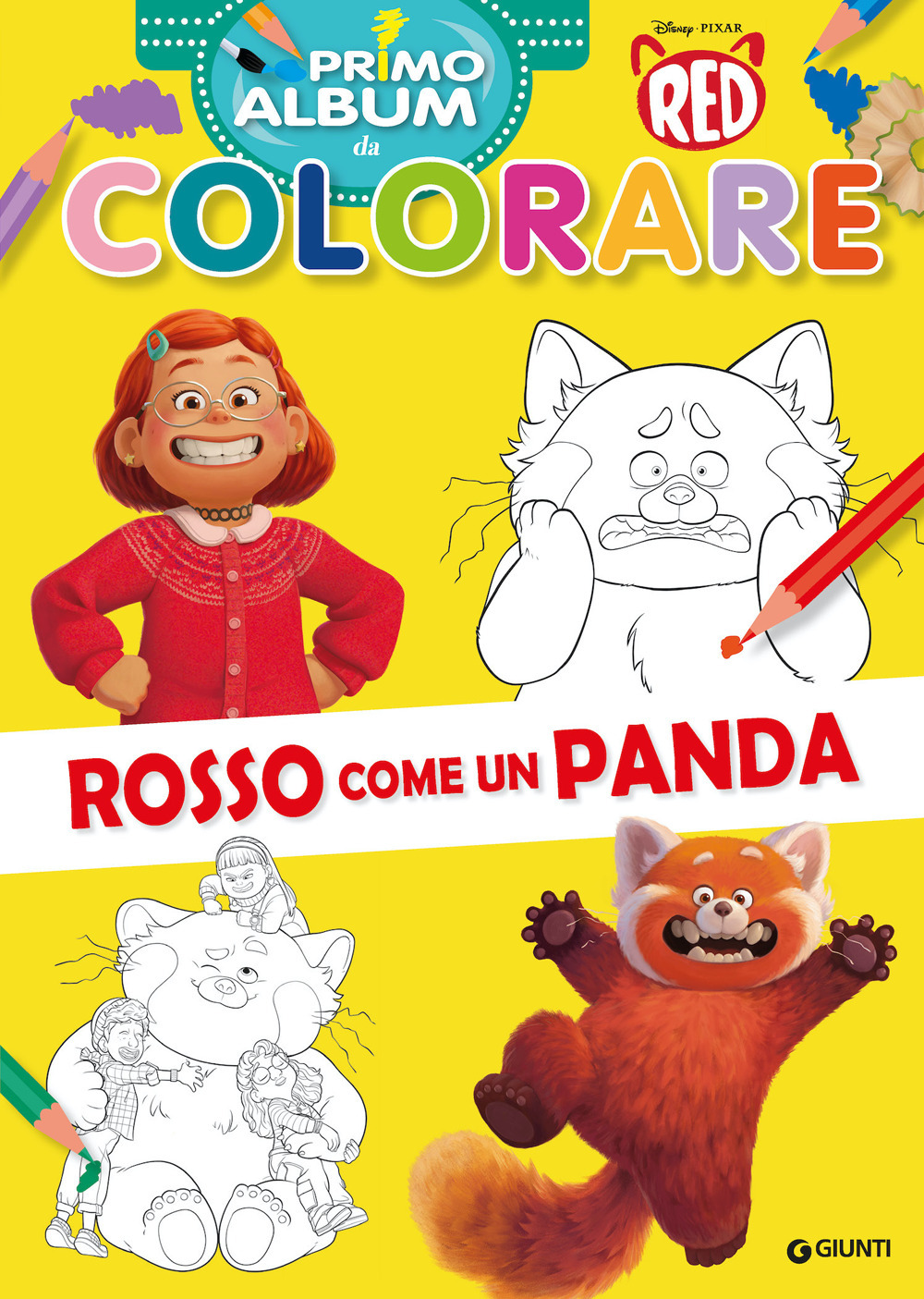 Rosso come un panda. Red. Primo album da colorare. Ediz. a colori