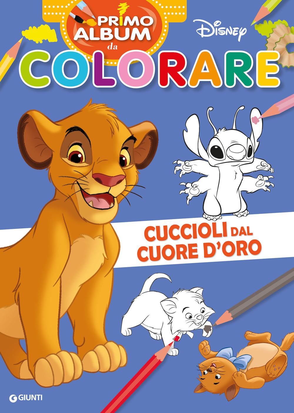 Cuccioli dal cuore d'oro. Re Leone. Primo album da colorare Disney