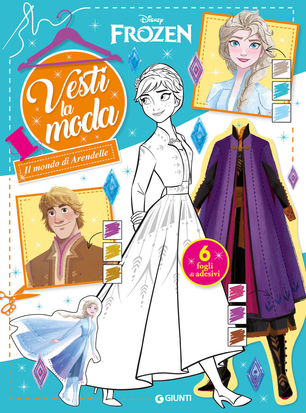 Il mondo di Arendelle. Frozen. Vesti la moda. Con adesivi. Ediz. a colori