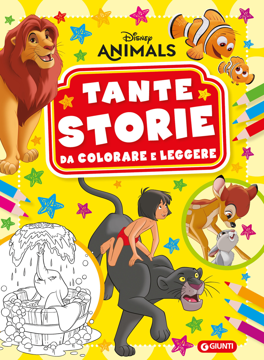 Animali Disney. Tante storie da colorare e leggere