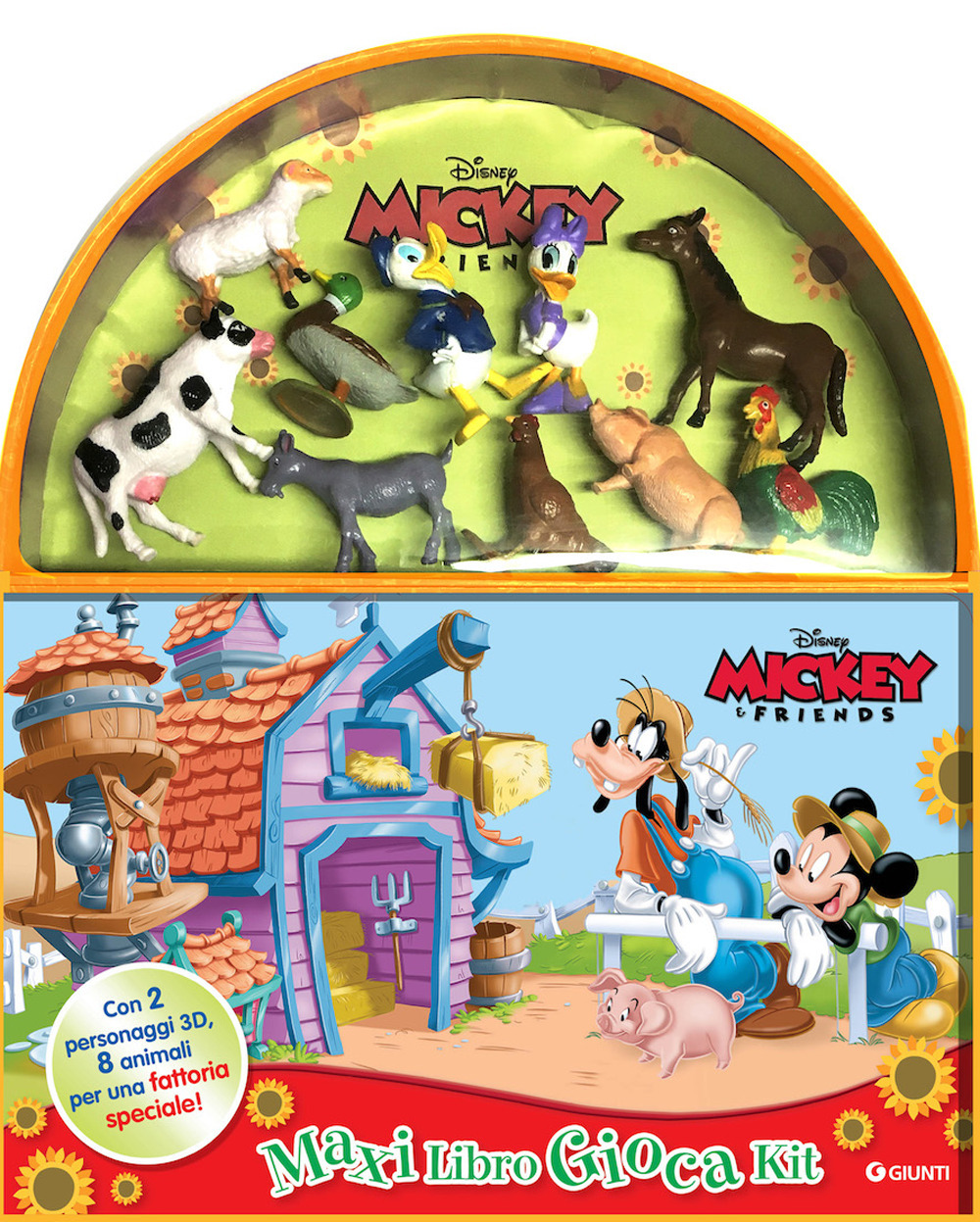 In fattoria. Mickey & friends. Maxi libro gioca kit. Ediz. a colori. Con 10 figurine 3D