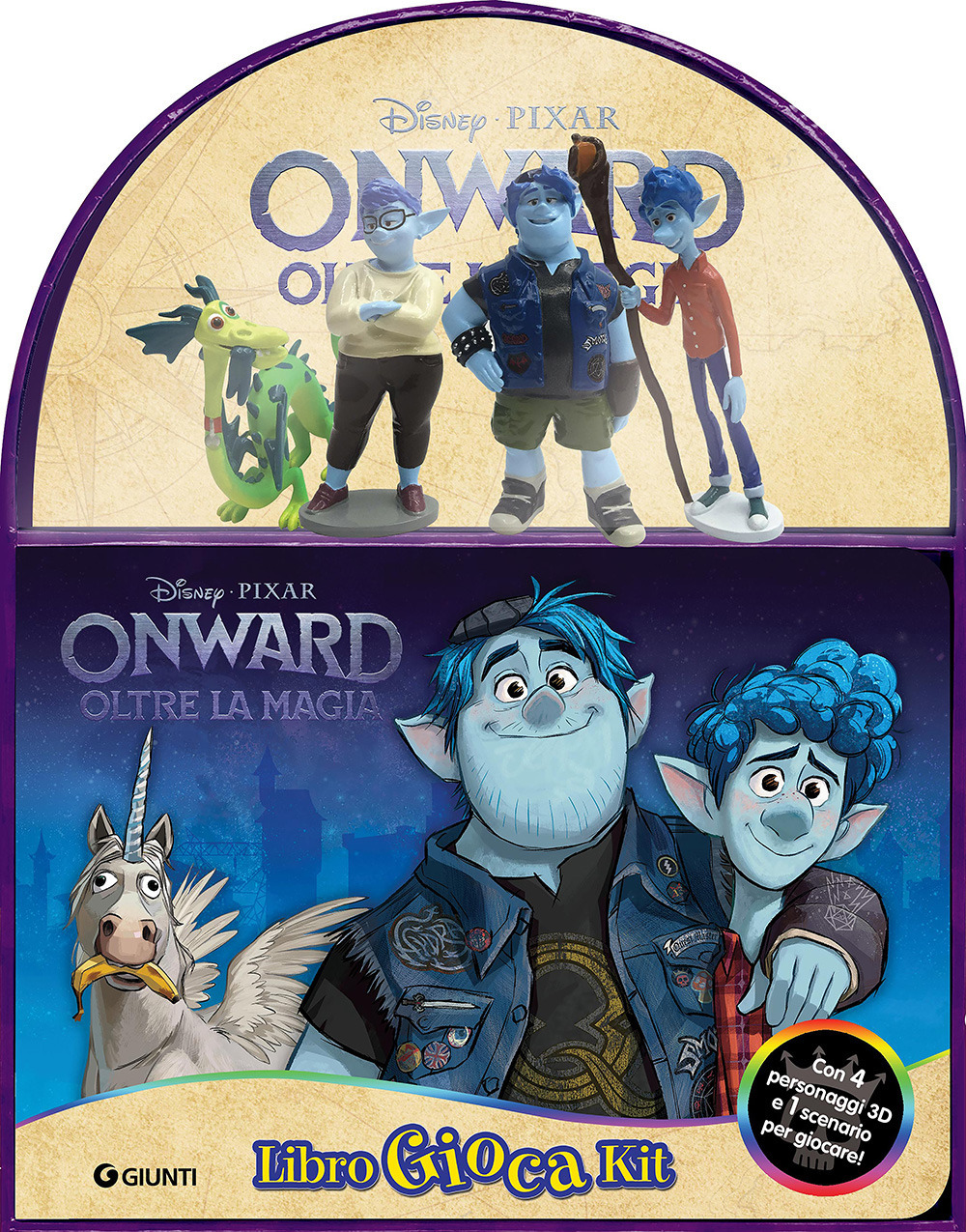 Onward. Libro gioca kit. Ediz. a colori. Con 4 personaggi 3D. Con scenario per giocare