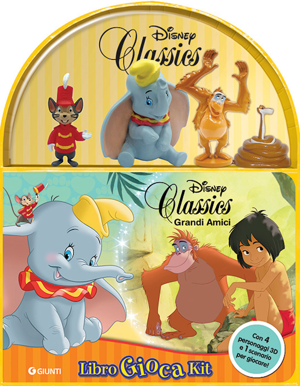 Grandi amici. Disney classics. Libro gioca kit. Ediz. a colori. Con 4 personaggi 3D. Con scenario per giocare