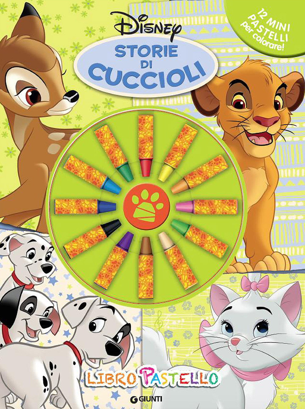 Storie di cuccioli. Libro pastello. Ediz. illustrata. Con 12 pastelli