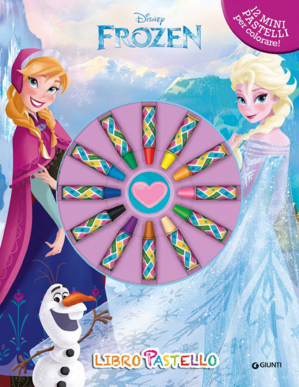 Frozen. Libro pastello. Ediz. illustrata. Con 12 pastelli