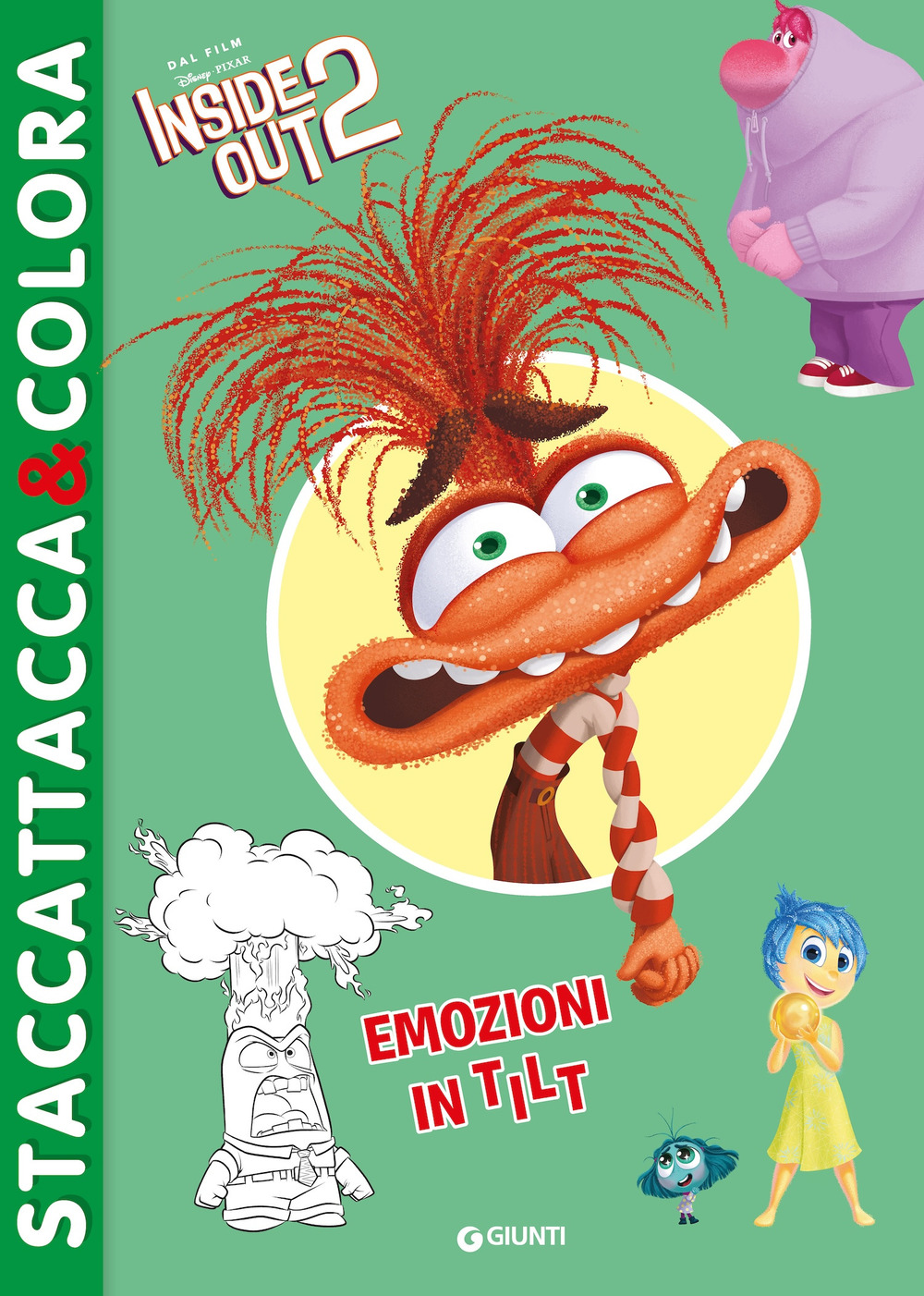 Emozioni in tilt. Inside Out 2. Staccattacca&colora. Con adesivi. Ediz. a colori