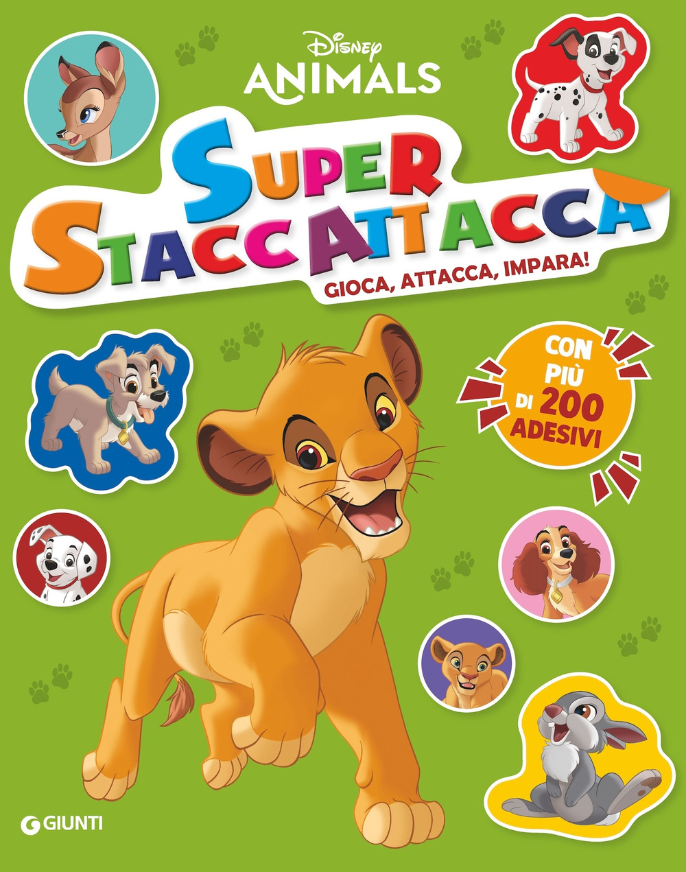 Disney Animals. Super staccattacca. Gioca, attacca, impara con più di 200 adesivi. Ediz. a colori