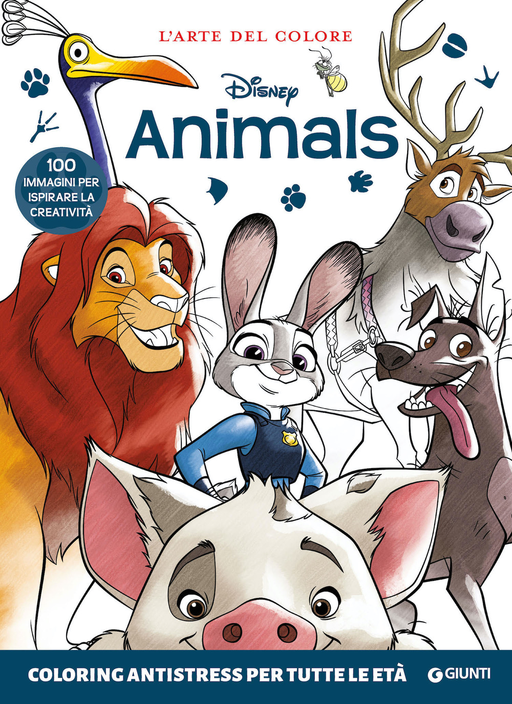 Disney animals. Coloring antistress per tutte le età. Ediz. illustrata