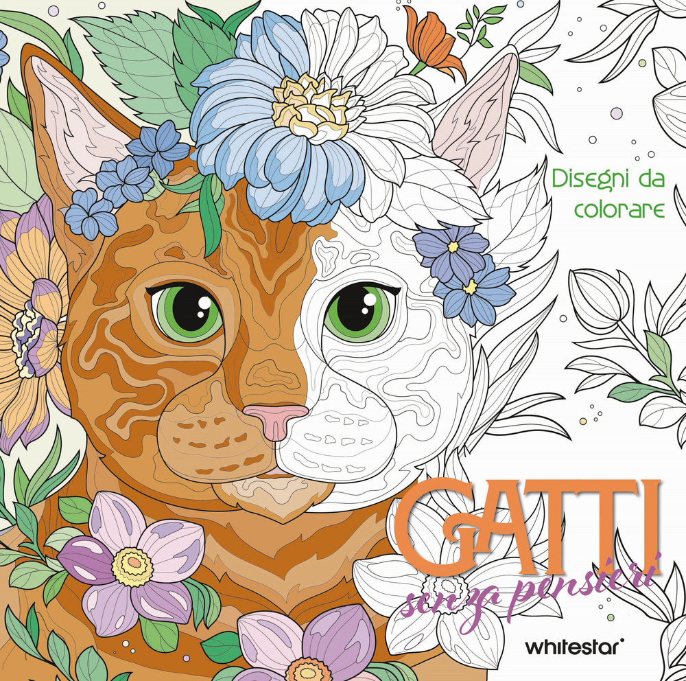 Gatti senza pensieri. Disegni da colorare. Ediz. illustrata