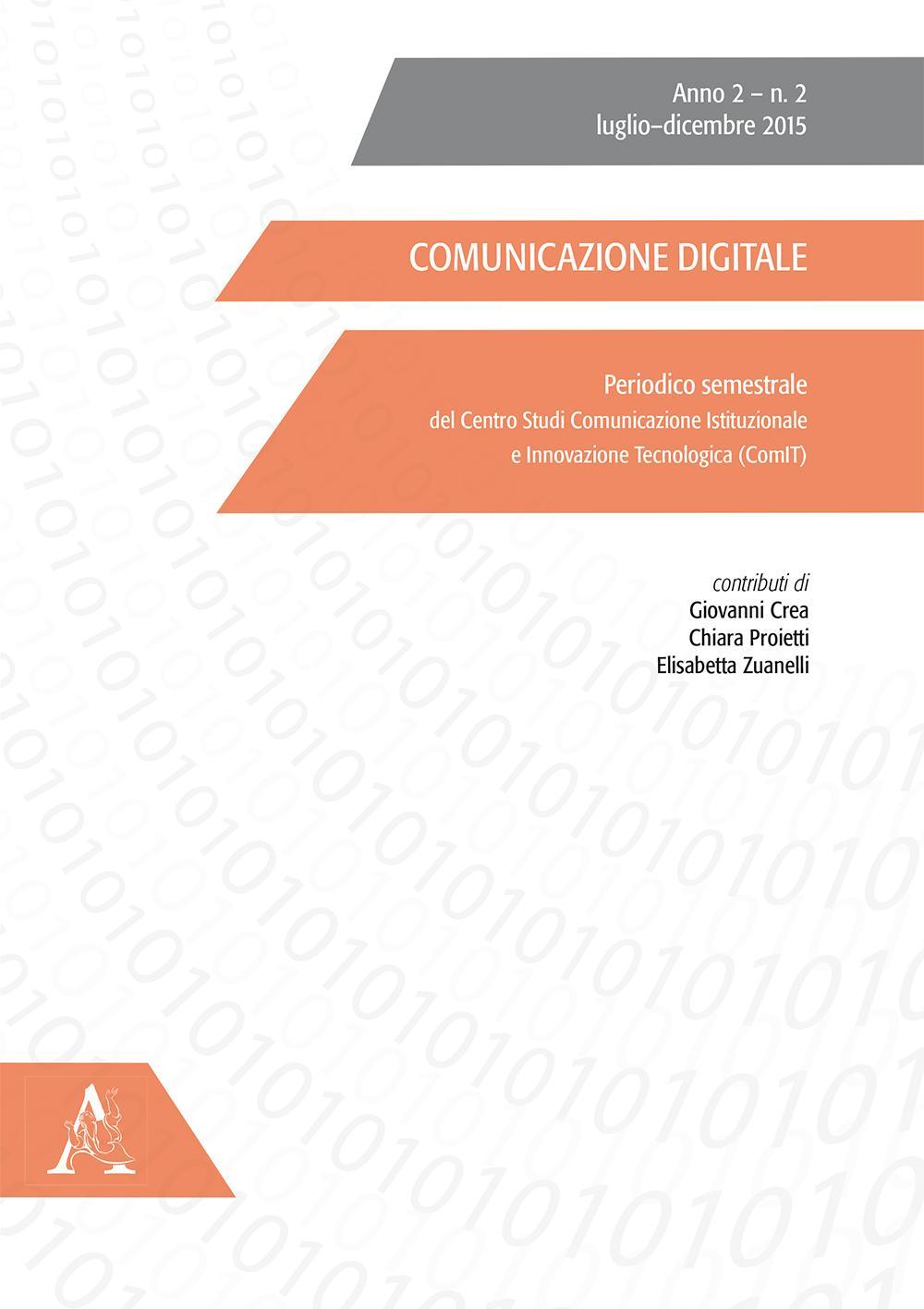 Comunicazione digitale (2016). Vol. 2