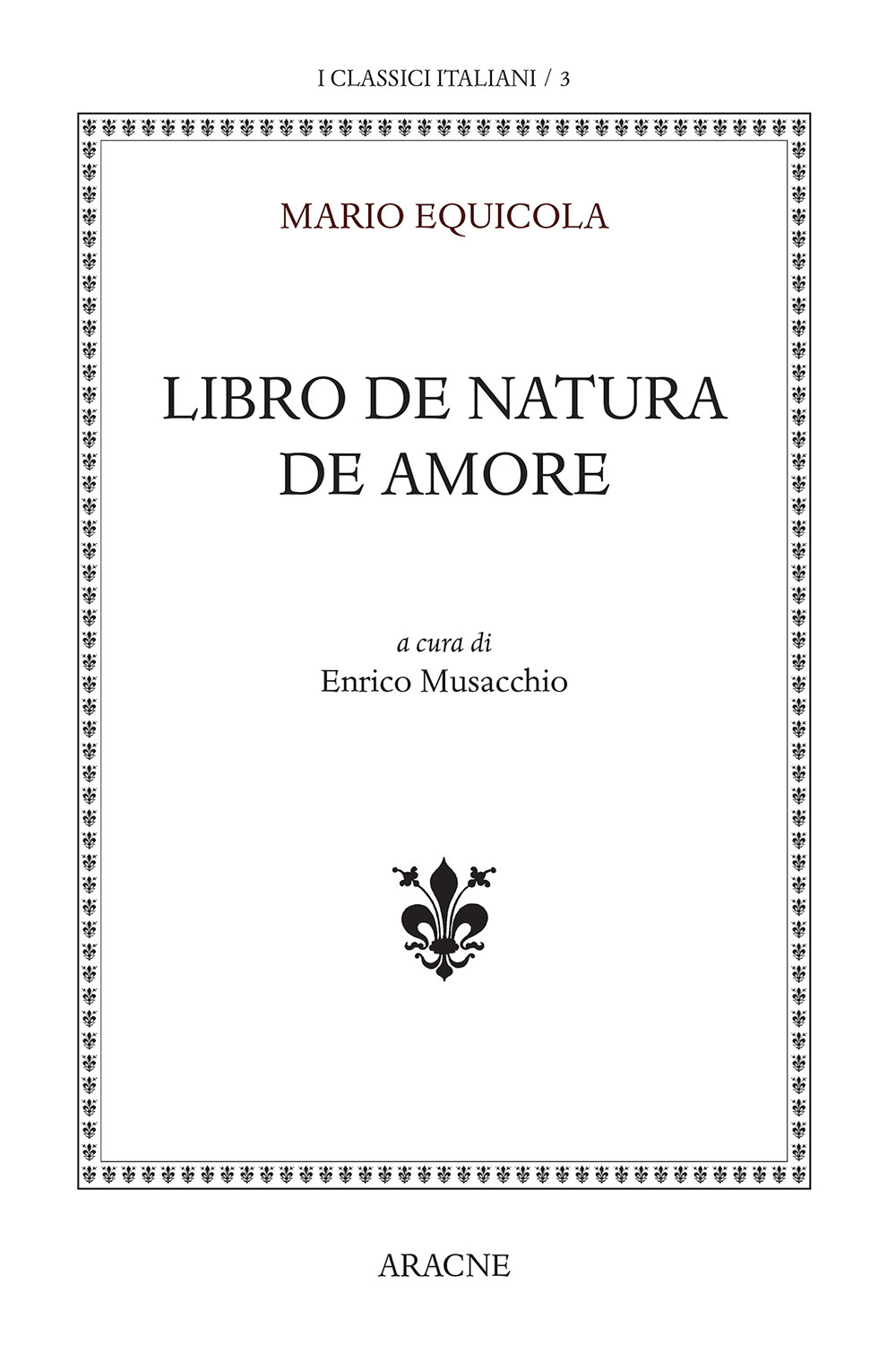 Libro de Natura de Amore