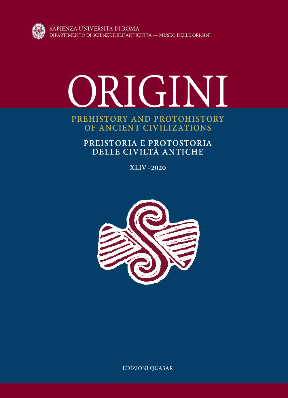 Origini. Preistoria e protostoria delle civiltà antiche-Prehistory and protohistory of ancient civilizations (2020). Vol. 44