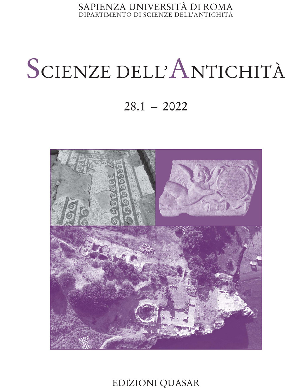 Scienze dell'antichità. Storia, archeologia, antropologia (2022). Nuova ediz.. Vol. 28: Ricerche del Dipartimento