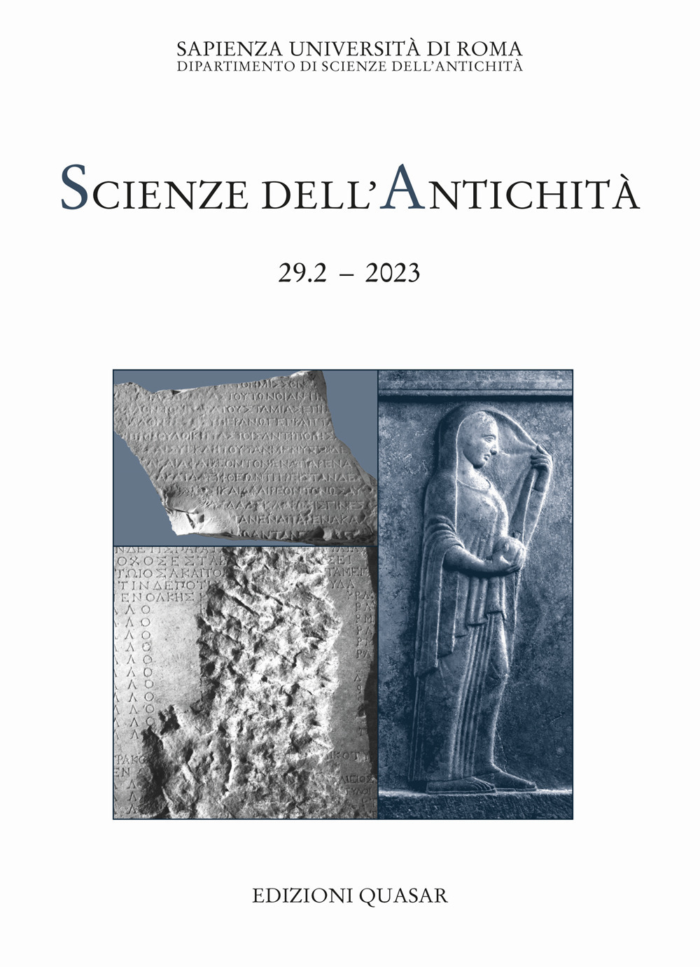 Scienze dell'antichità. Storia, archeologia, antropologia (2023). Vol. 29/2