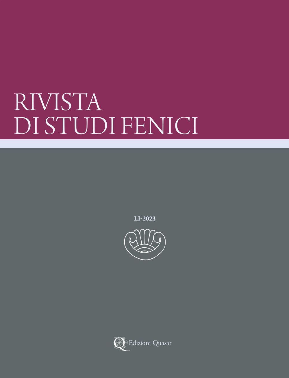 Rivista di studi fenici (2023). Ediz. bilingue. Vol. 51